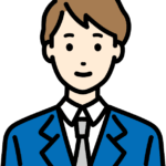 ビジネスパーソンの男性のイラスト